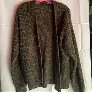 Green Knit Cardigan